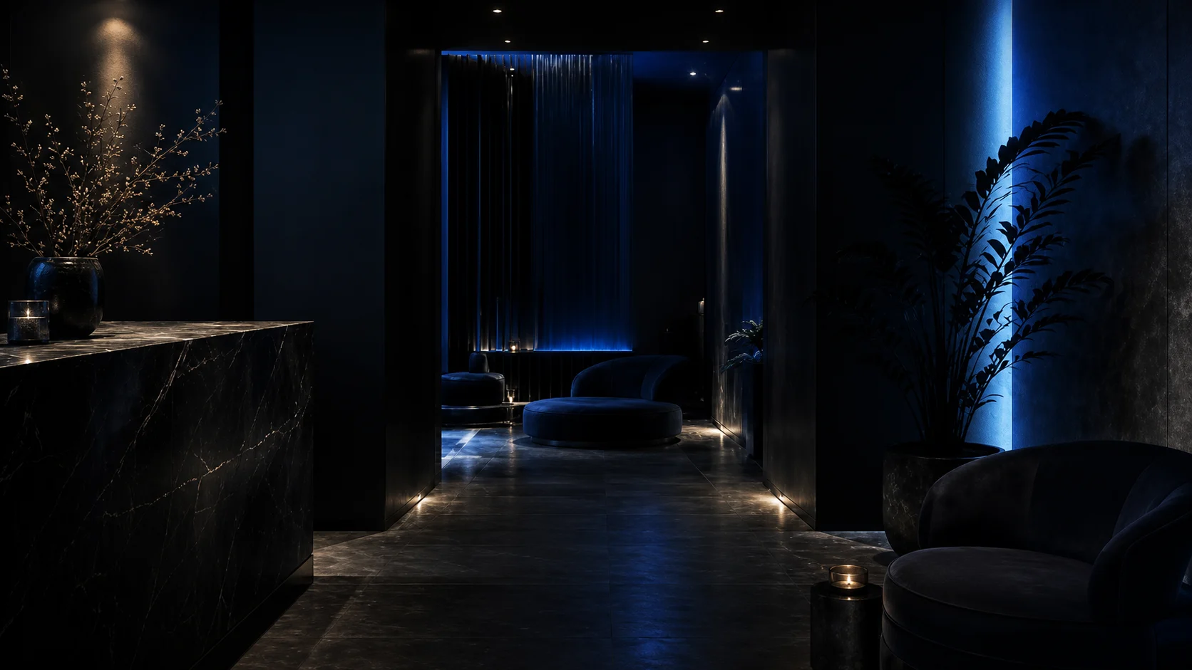 Continental private club interior